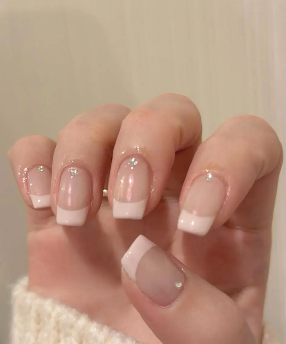 【Hand】カラーフレンチ1色 【ベース なし 】の写真