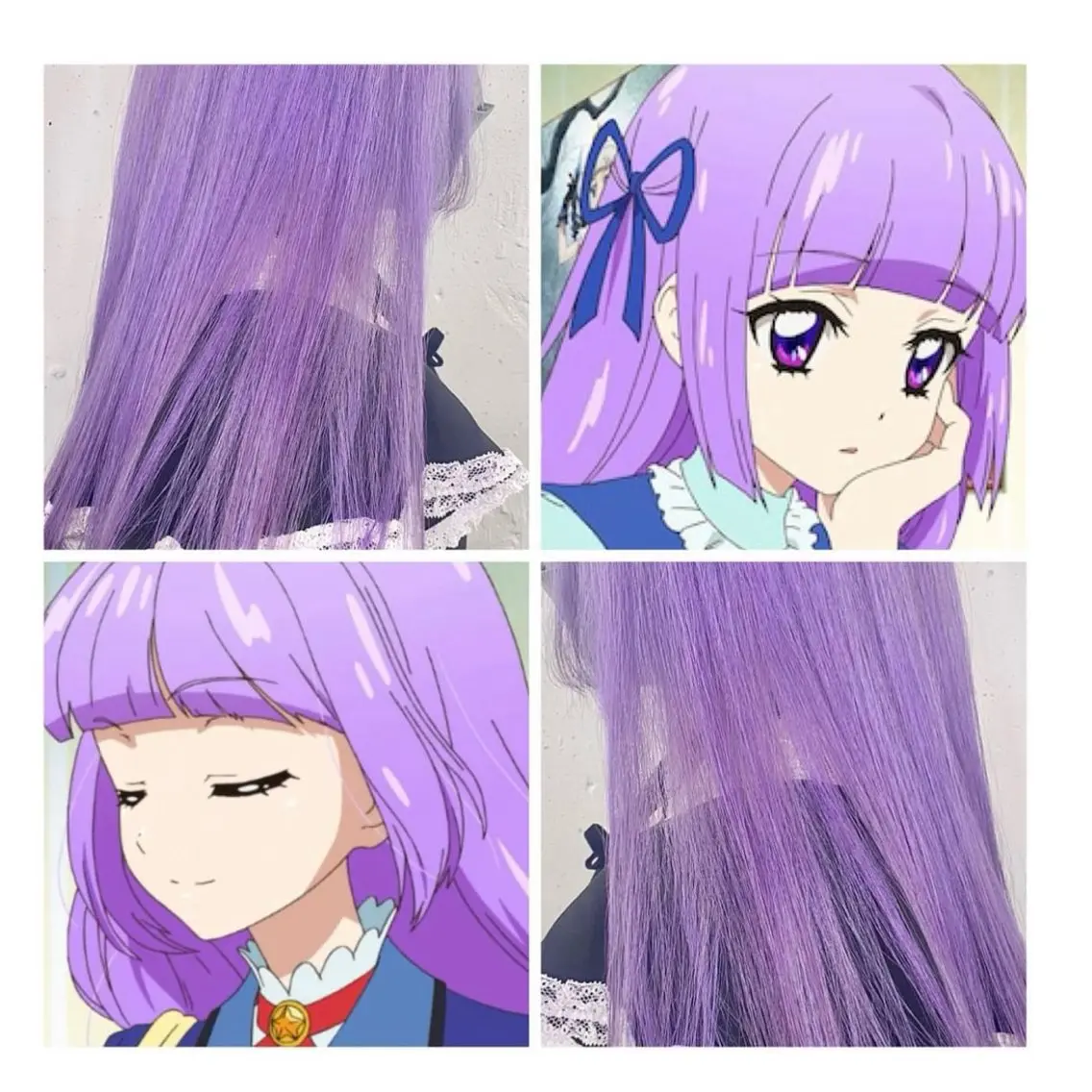 ミディアム カラー ラベンダーカラー ヘアカラー TSUNO🦖 派手髪/オタク美容師のヘアスタイル
