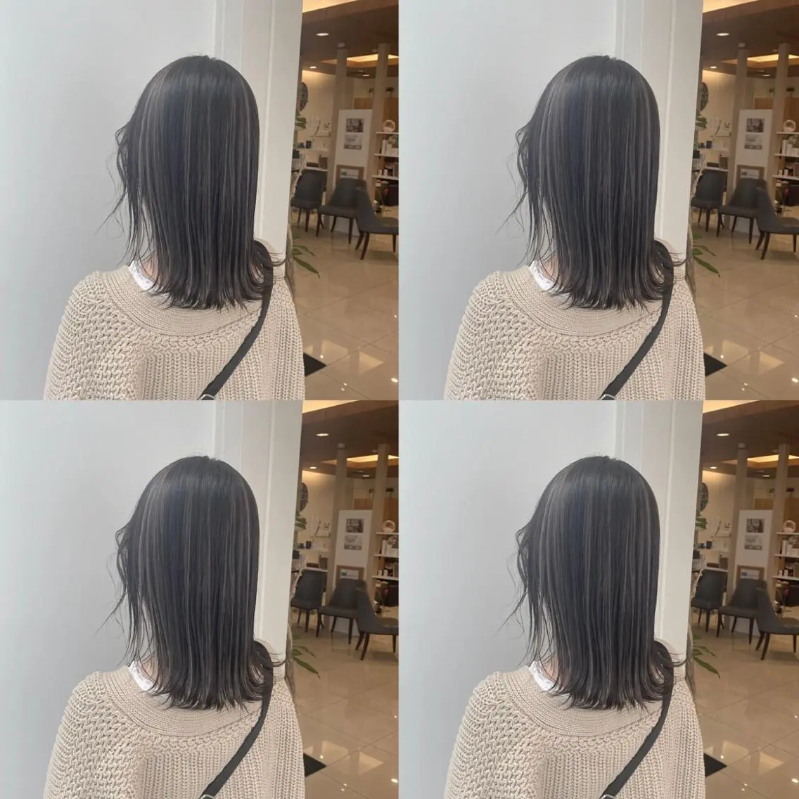 ミディアム カラー ヘアカラー トリートメント ヘッドスパ 【カラー指名No1✨ 】HIBIKI国分寺のヘアスタイル