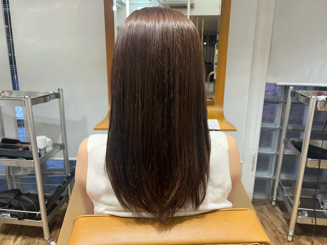 ロング カラー グレージュ ヘアカラー トリートメント メンズカット/カラー 🐳KOKOROのヘアスタイル