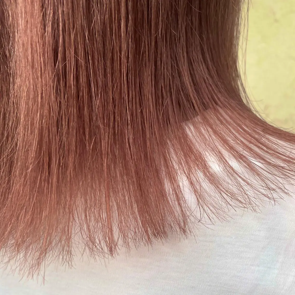 ミディアム カット ヘアカラー トリートメント しもかわ かほのヘアスタイル