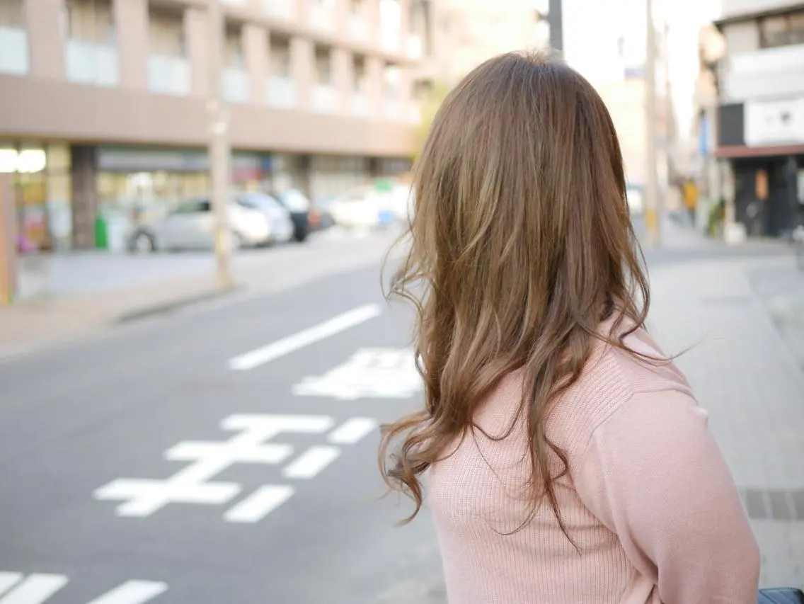 セミロング カラー カット ヘアカラー 末吉 慶多のヘアスタイル