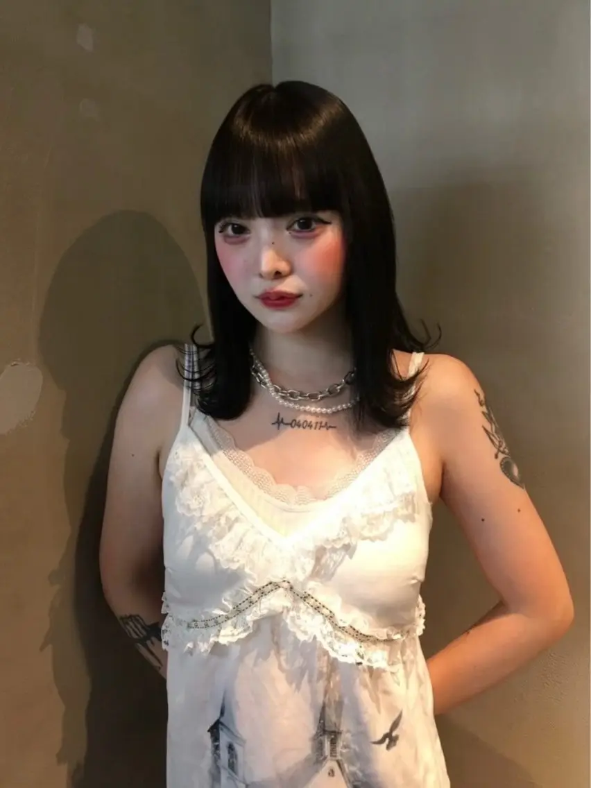 ミディアム カラー ブラウンカラー ヘアカラー トリートメント Momoka🪷 /ハイトーンのヘアスタイル