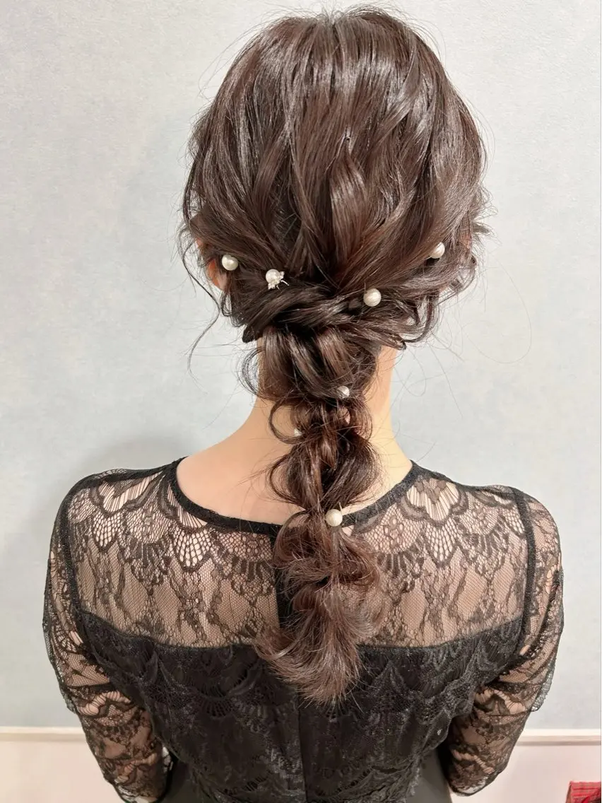 ロング ヘアアレンジ ヘアセット 大阪/ヘアアレンジ /似合わせset💐のヘアスタイル