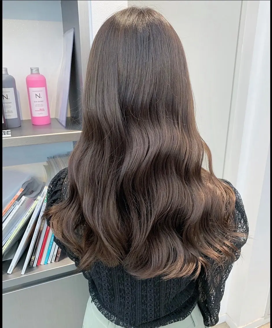 【先着限定価格】レディース限定✨透明感カラー+トリートメント✨#ワンカラー#透明感カラーの写真