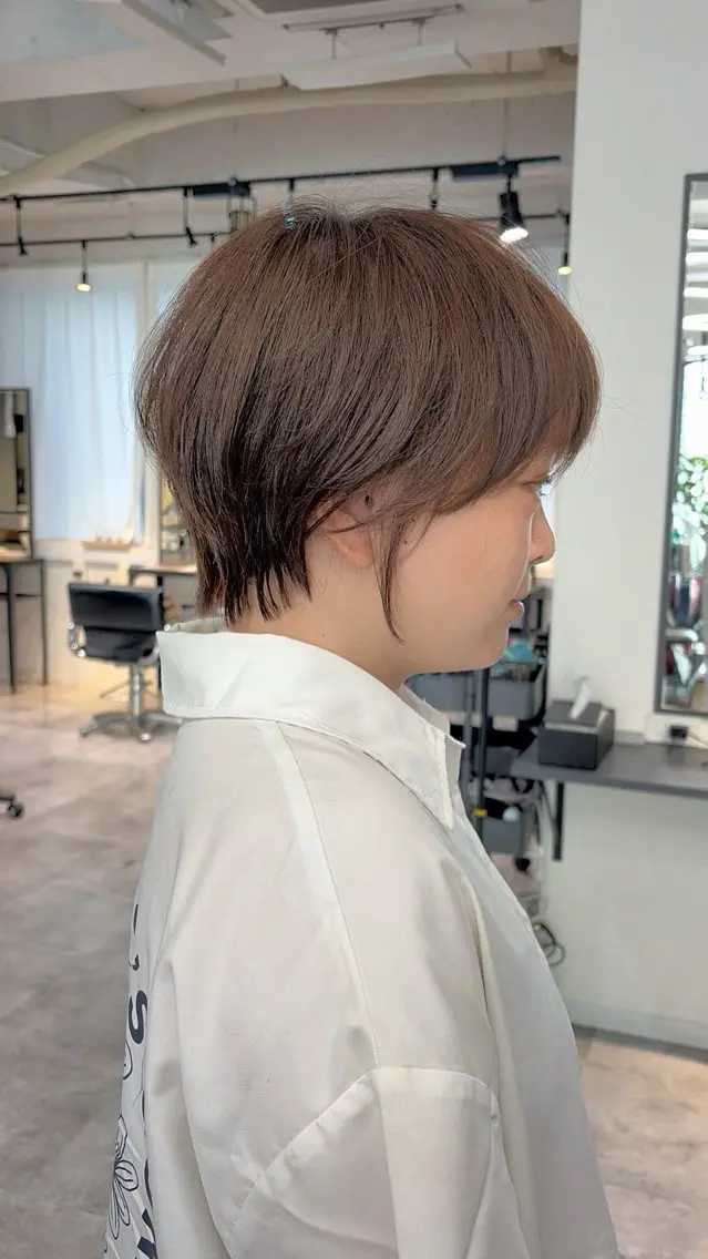 ショート 久保 佳乃のヘアスタイル