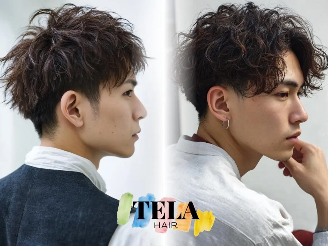 メンズ TELAHAIR 髪質改善特化型サロンのヘアスタイル
