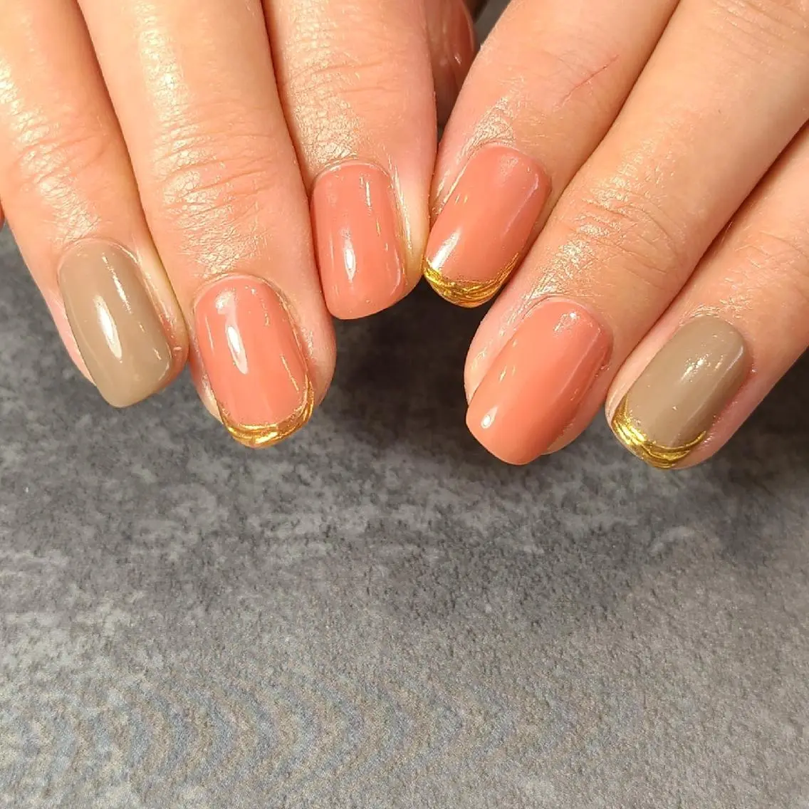 ネイル ミラーネイル ハンドネイル NOGUCHI  KANAのネイルデザイン