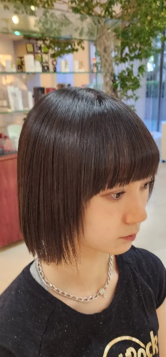 ミディアム パーマ hairmake Juinのヘアスタイル