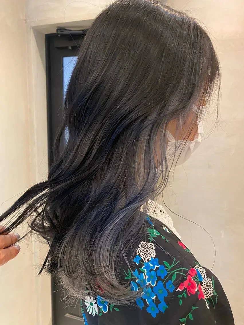 セミロング カット ヘアカラー トリートメント 新宿/顔周りカット +レイヤー=しずく♩のヘアスタイル