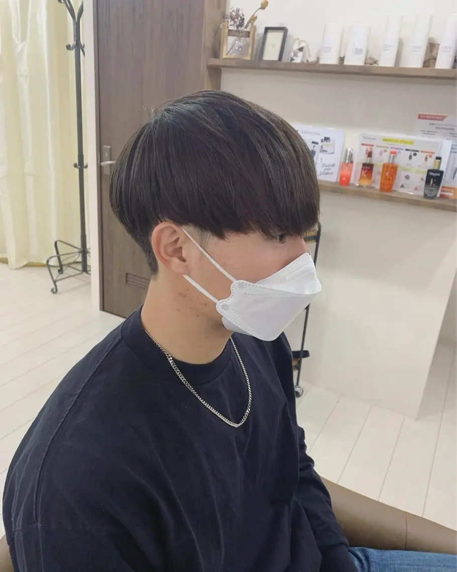 ショート メンズ カット ヘッドスパ キマるメンズパーマ クメユウキのヘアスタイル