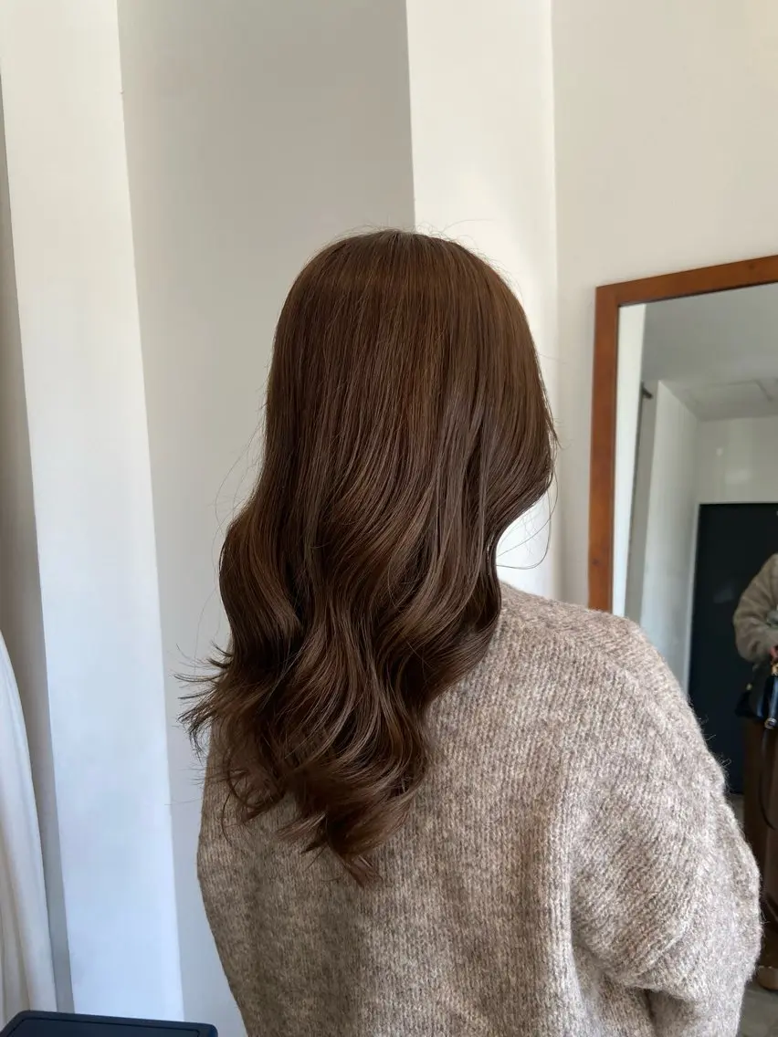 ロング まつ あみのヘアスタイル