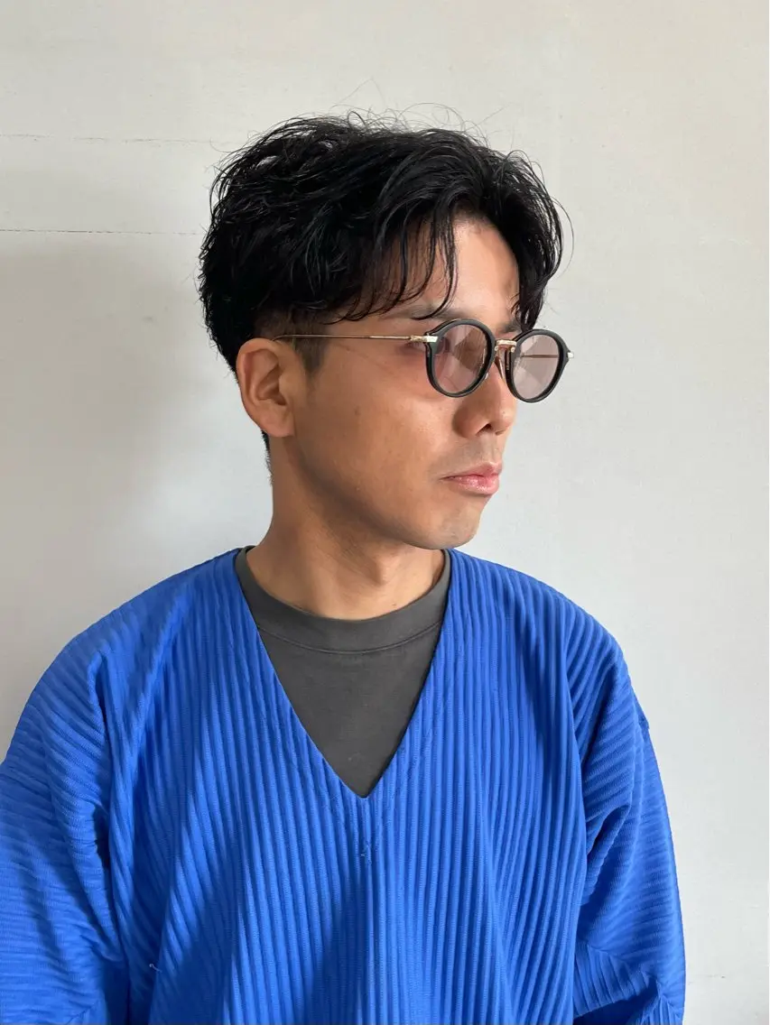 パーマ メンズ メンズモテパーマ💙 fuwaのヘアスタイル