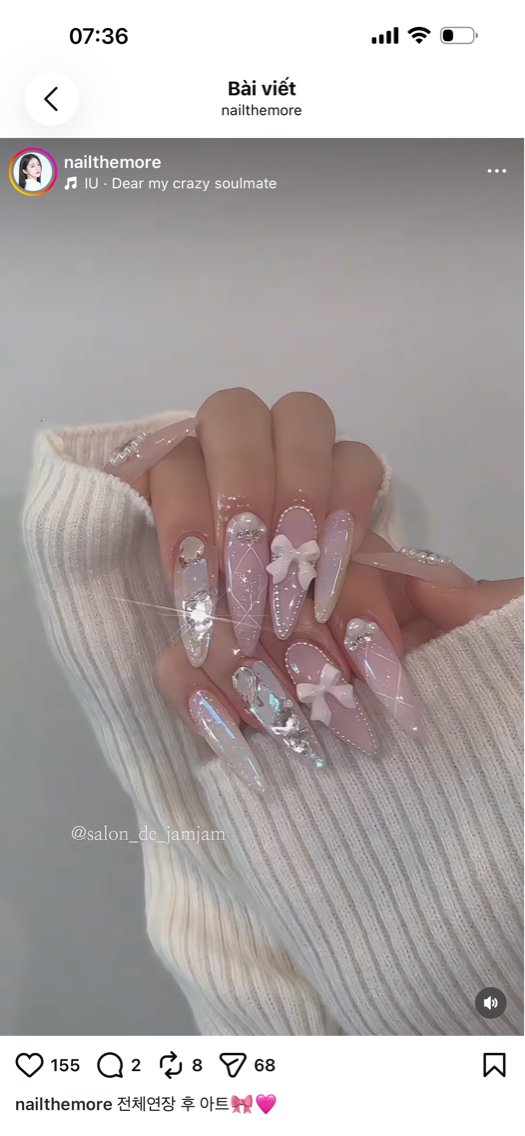 ネイル ハンドネイル MONE PINK  NAILのネイルデザイン