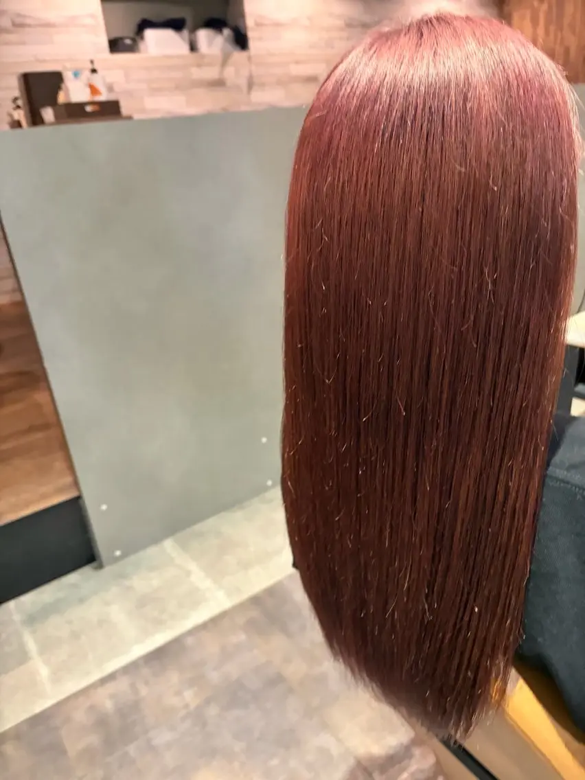 ロング ヘアカラー トリートメント Nakamura Ruruのヘアスタイル