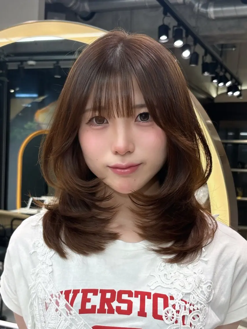 ミディアム toco.⋆𝜗𝜚 / レイヤーボブ໒꒱のヘアスタイル