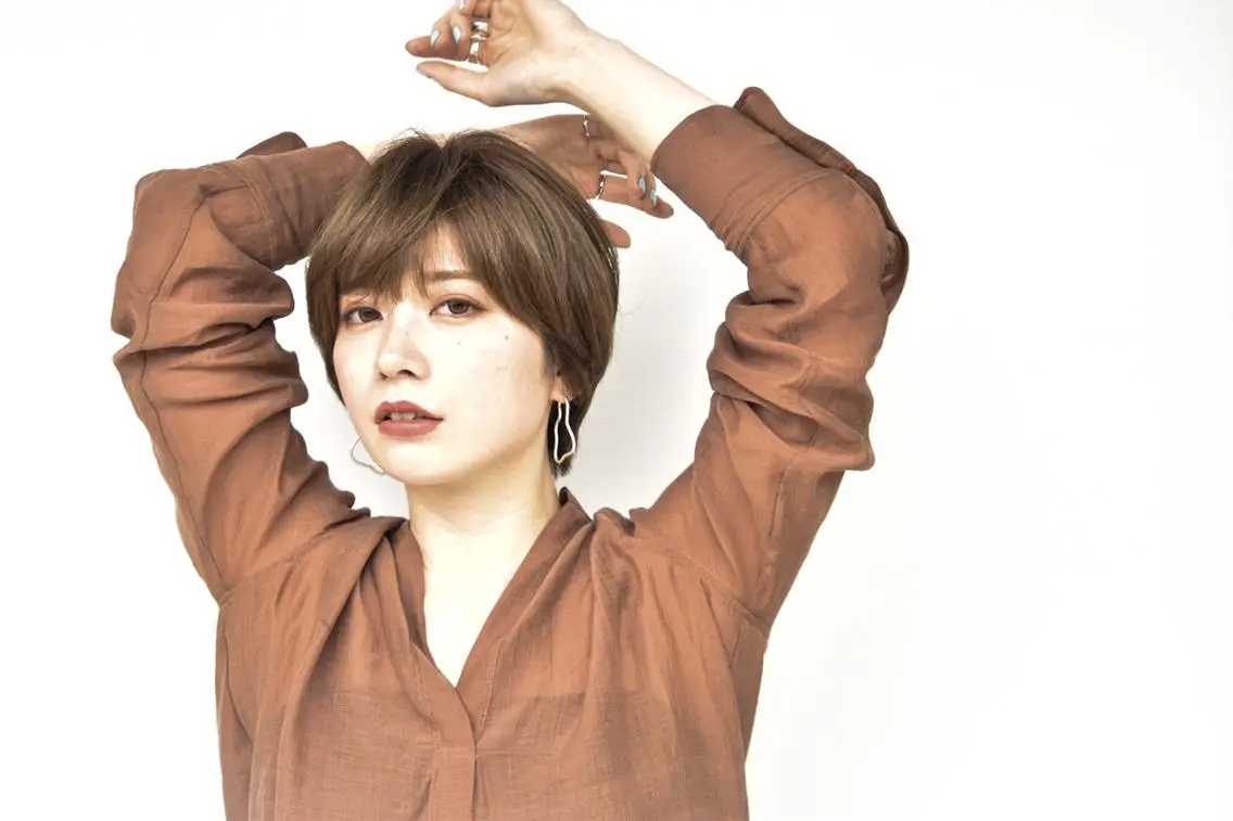 ショート 似合わせ透明感カラー 宇治　ヤマノのヘアスタイル