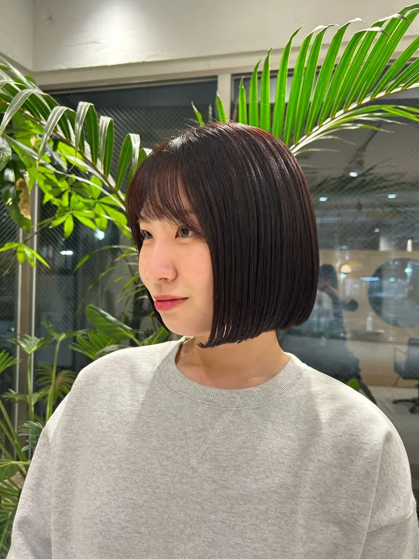 ショート カラー 🦖ミニボブ/ボブ /MOEKA🦕のヘアスタイル