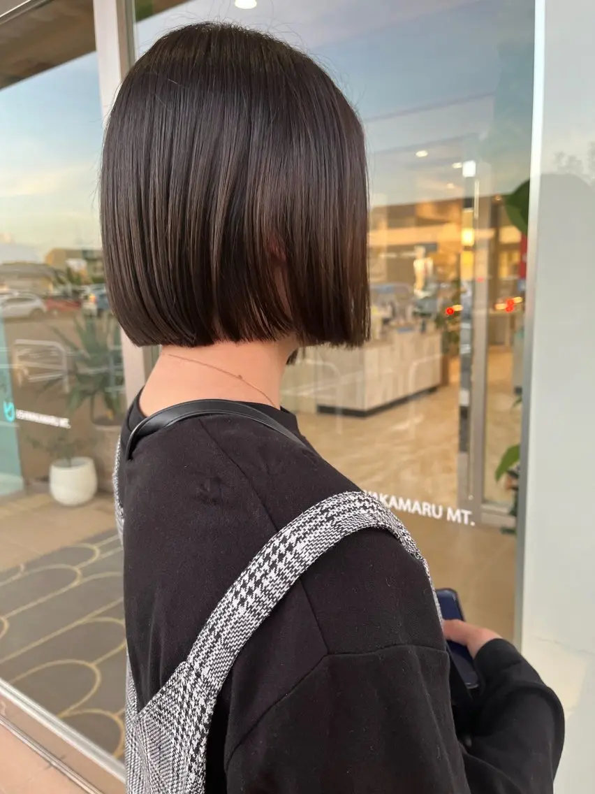 ショート ボブ カット 久光 真実のヘアスタイル