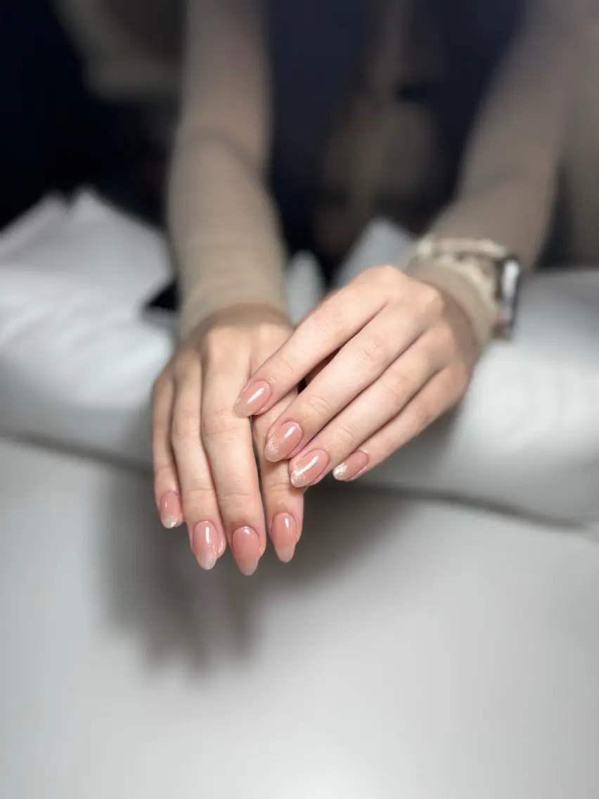 ネイル オーロラネイル チークネイル フットネイル フレンチネイル ジェルネイル ハンドネイル Nichi Nailsのネイルデザイン