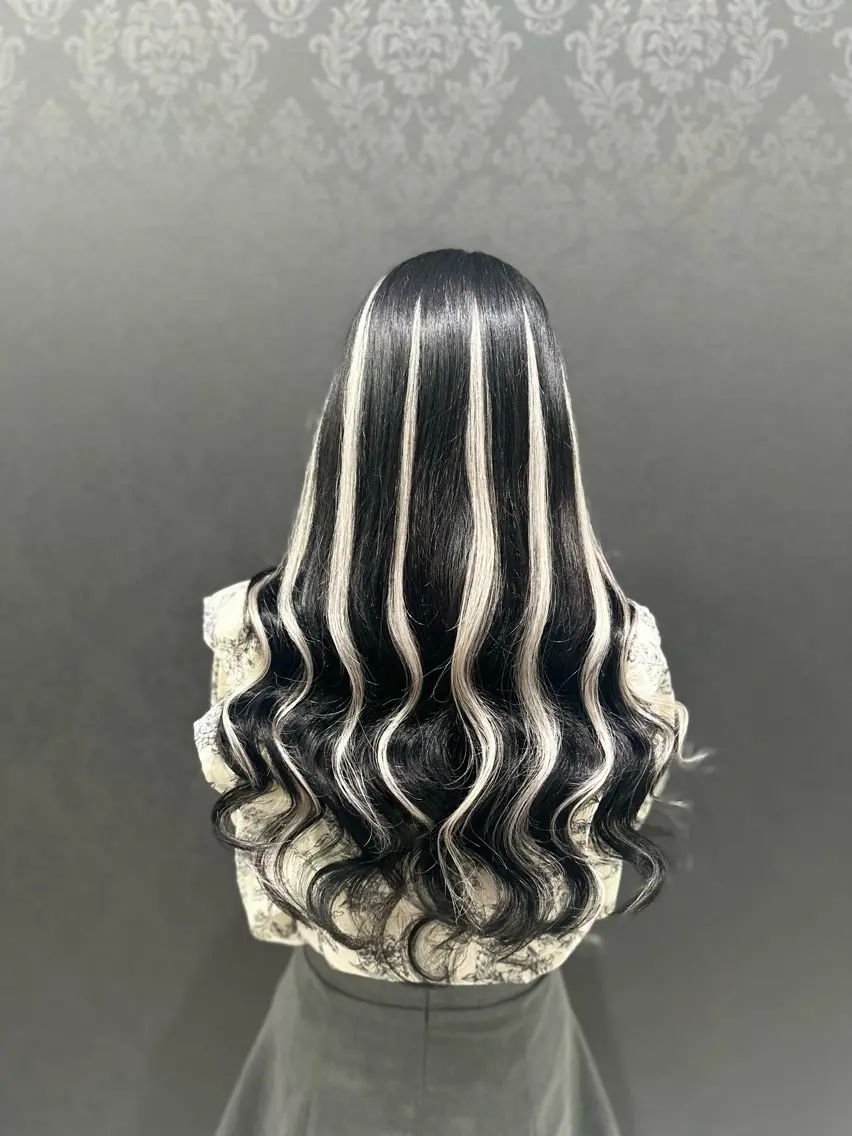 ロング ハイライト エクステ シールエクステAOI 🫧🩵NEOBOXのヘアスタイル