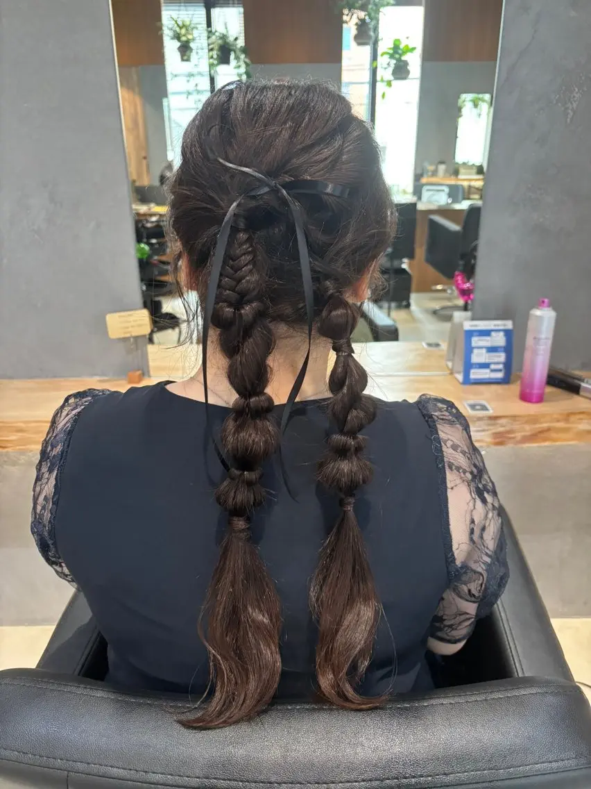 ヘアアレンジ ヘアセット 🦋Funa 🦋のヘアスタイル