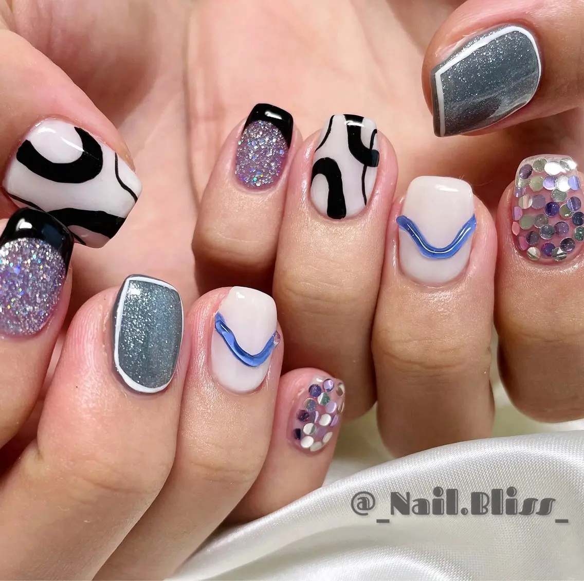 ネイル 持ち込み ハンドネイル NAIL BLISSのネイルデザイン