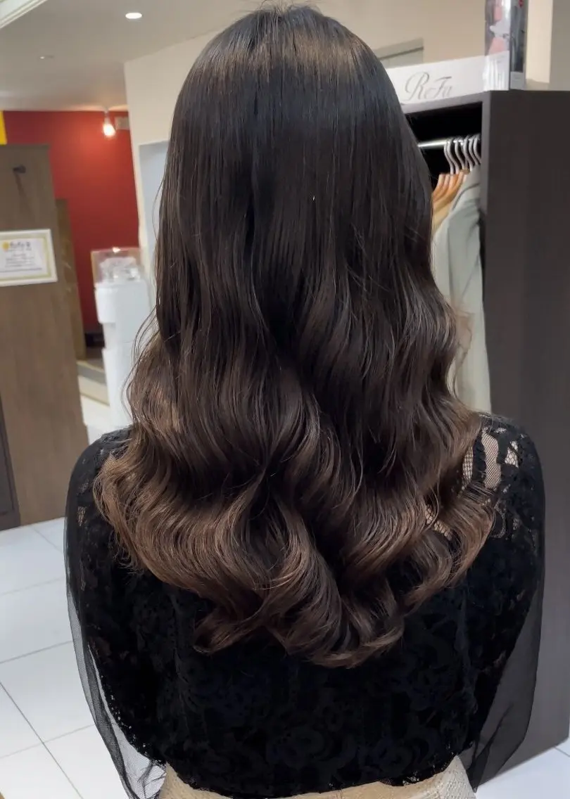 ミディアム ミディアムパーマ カット パーマ トリートメント コスメパーマ 佐藤　諒のヘアスタイル