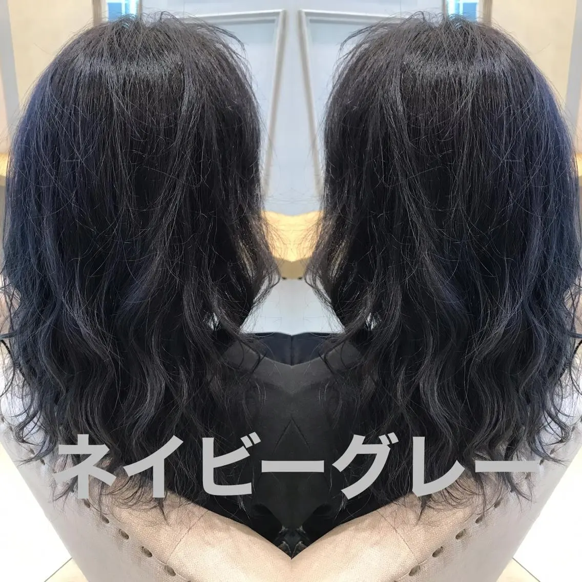 セミロング カラー ヘアアレンジ レイヤー/ハイライト /立川/赤池宏隆のヘアスタイル