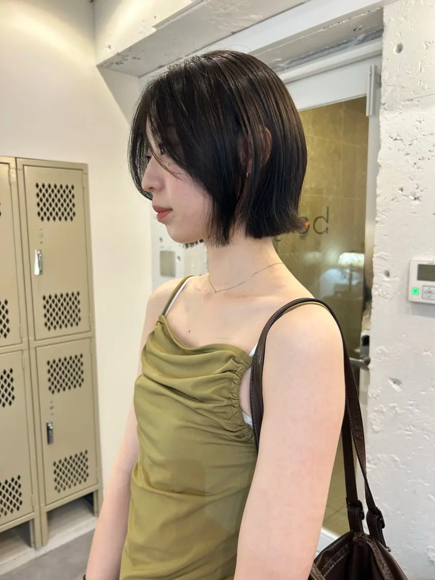 ショート カラー カット ヘアカラー トリートメント rina /レイヤー /ヘルシーヘアのヘアスタイル