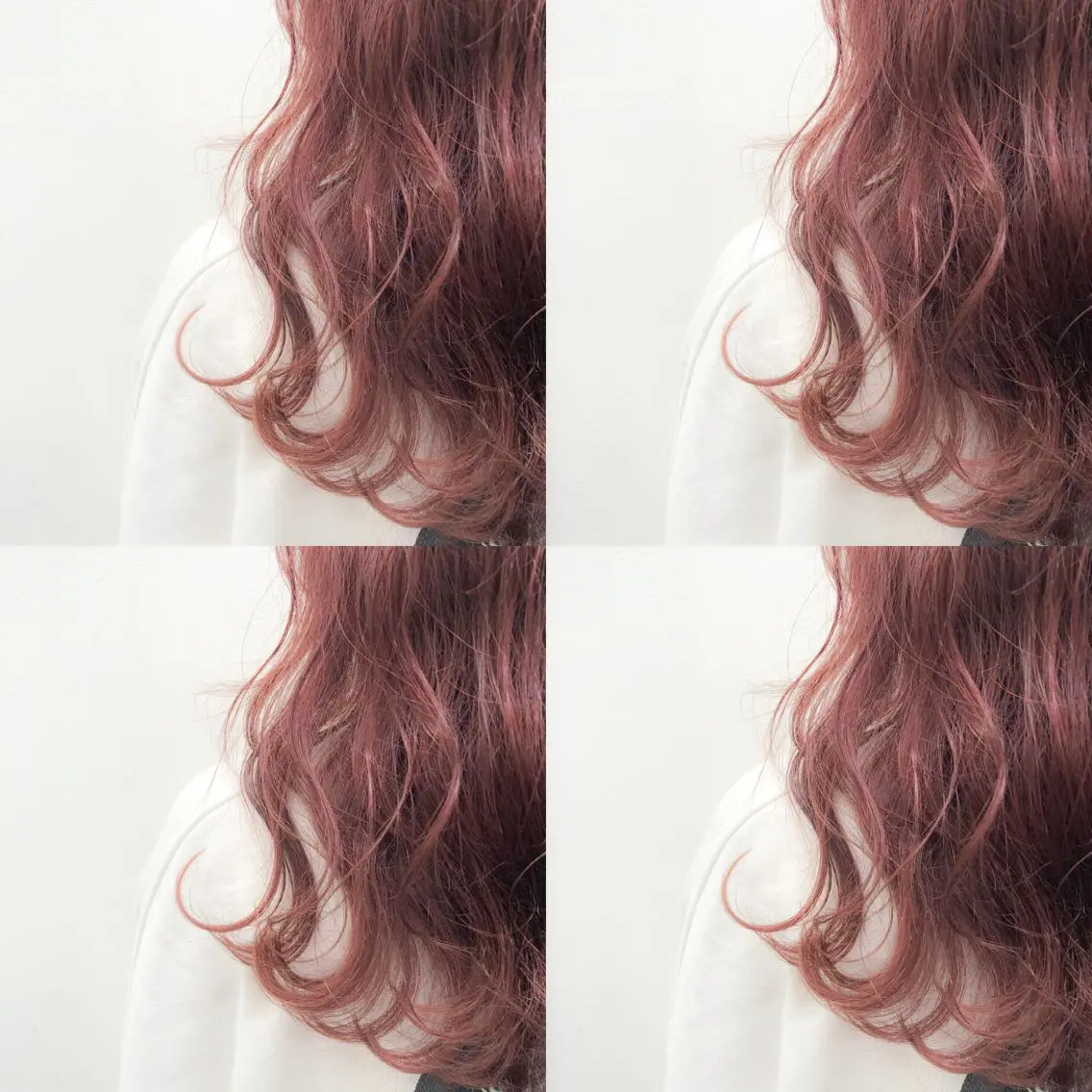 セミロング ハイトーン×レイヤー カットTAKUMIのヘアスタイル