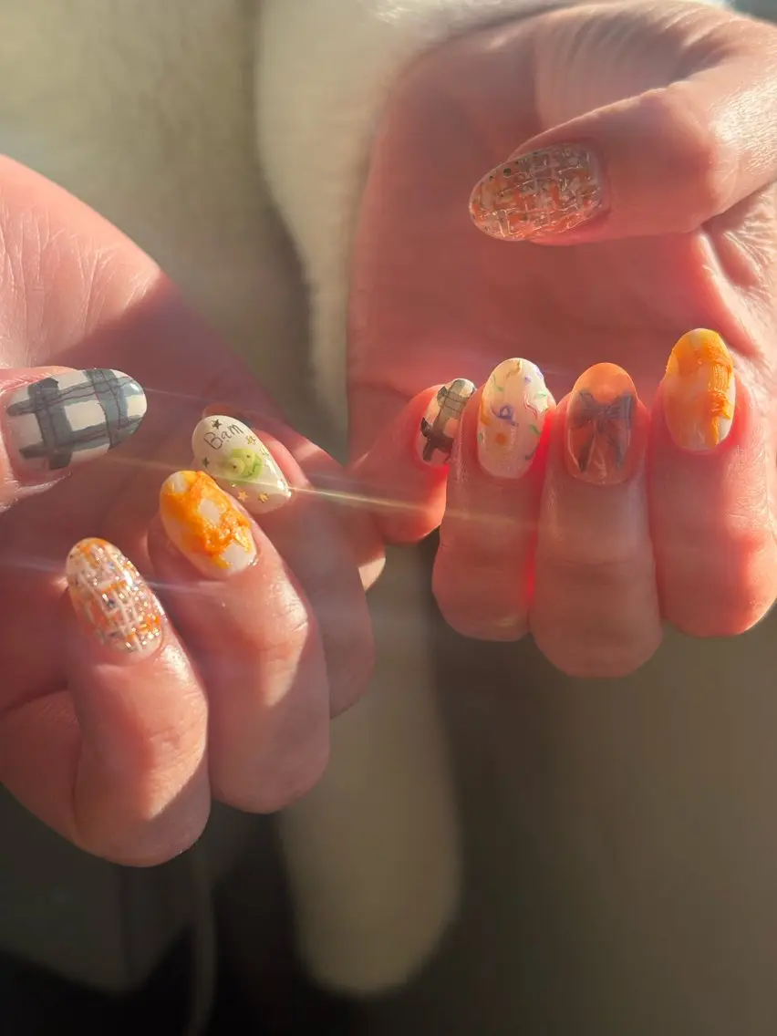 メンズ ネイル ✨akari✨千葉駅 自爪育成メンズネイルのネイルデザイン