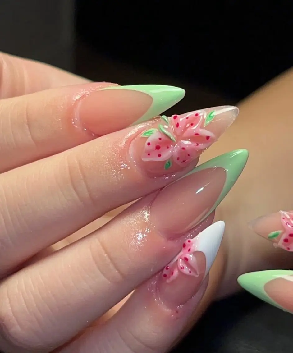 ネイル アートネイル ジェルネイル 韓国ネイル ニュアンスネイル 夏ネイル ハンドネイル Umee Nailのネイルデザイン