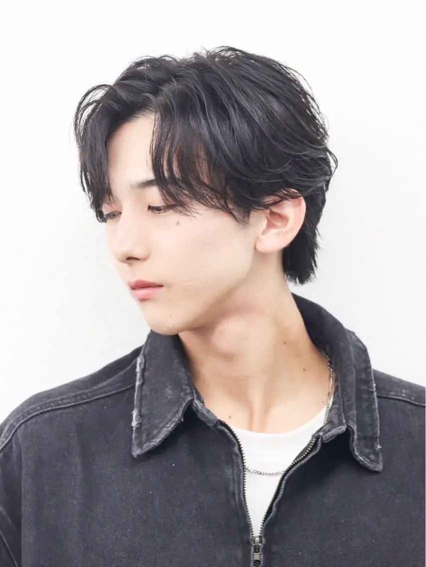 ミディアム カラー パーマ ヘアアレンジ メンズ メンズ韓国風 韓国風ヘア 似合わせカット メンズ特化❤️🔥 RIKU❤️🔥のヘアスタイル