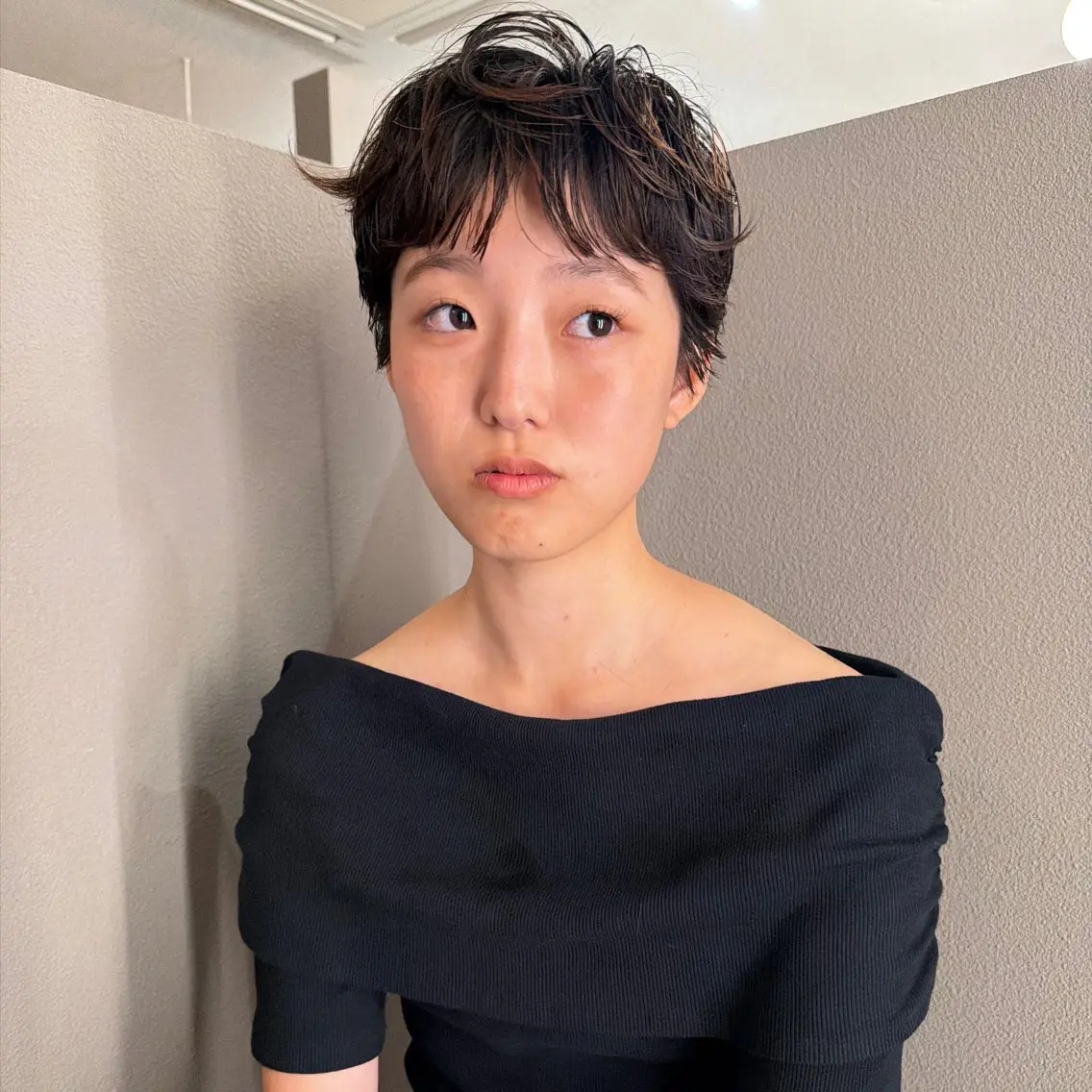ショート パーマ カット パーマ パーマ/透明感カラー 元町🌱takutoのヘアスタイル