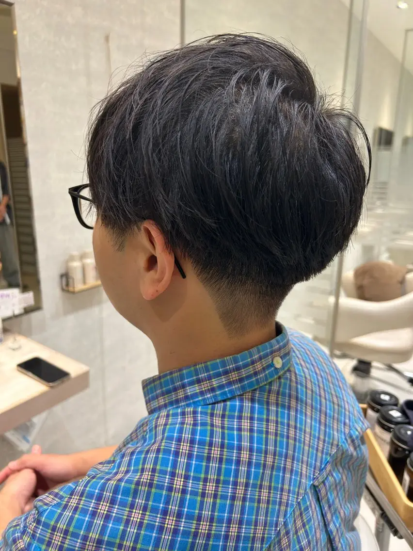 メンズ マッシュ 刈り上げ カット メンズカット/パ ーマ/スズキショウタのヘアスタイル