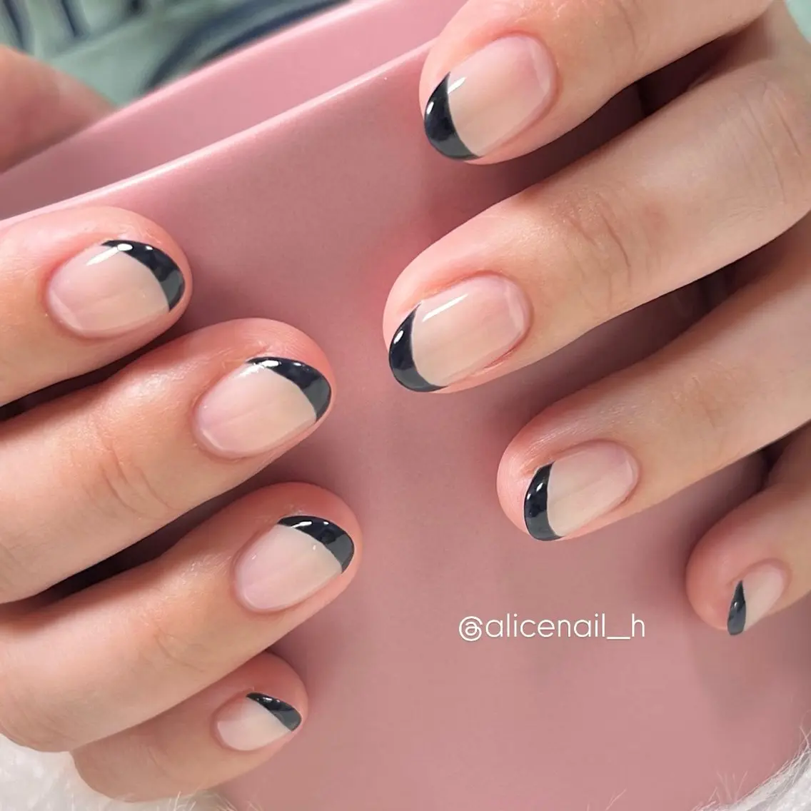 【 ✨Jrクーポン✨ 】HAND(オフあり)フレンチネイル🐏.∘の写真