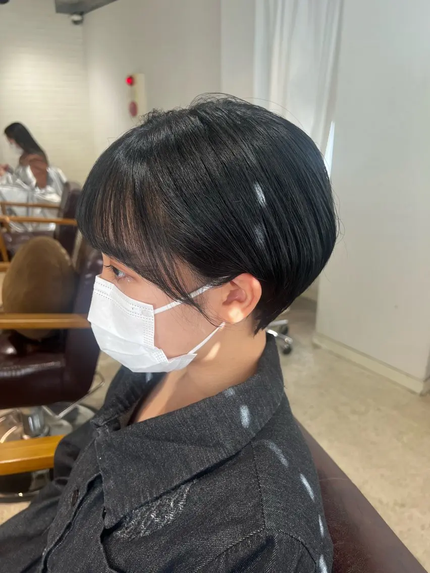 ショート 丸みショート ショートヘア カット トリートメント ニイムラ ミキのヘアスタイル