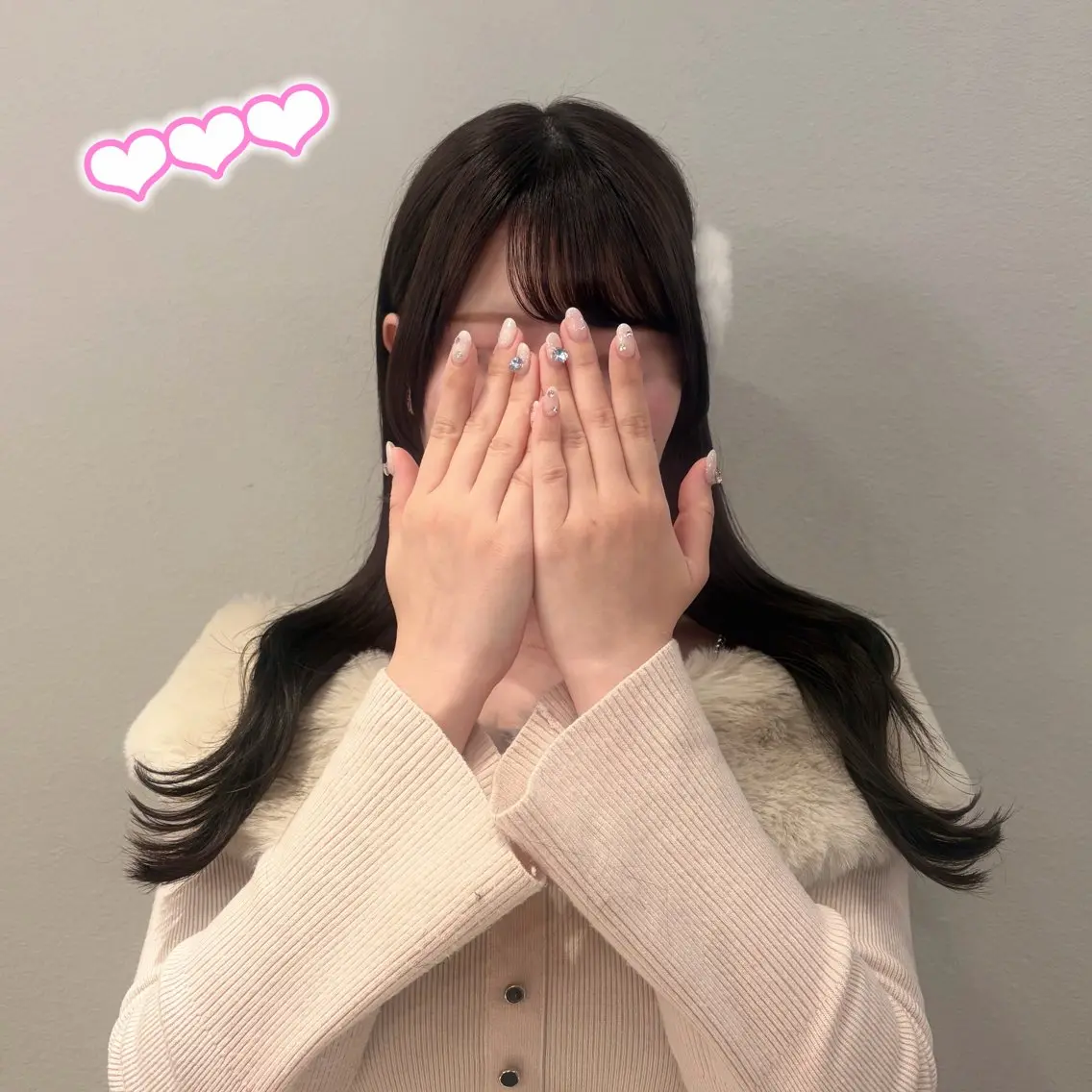 ロング カラー アッシュ アッシュブラウン ブラウンカラー 顔周りカット カット ヘアカラー 顔周り/ガーリー /ヘアメ/あつはのヘアスタイル