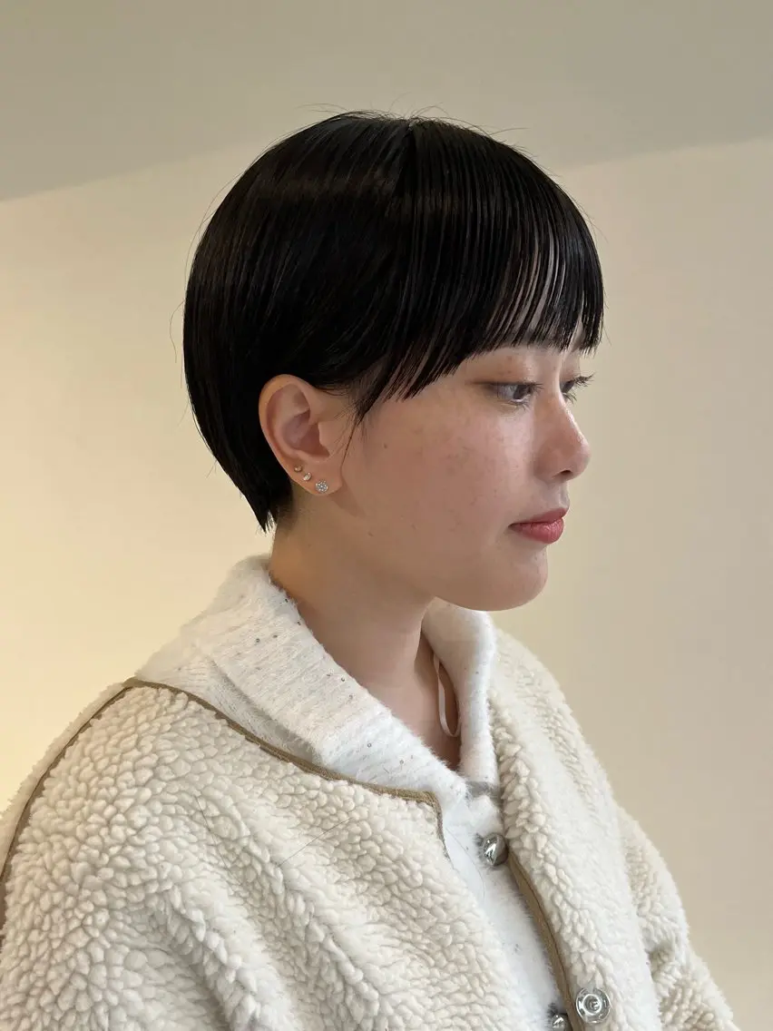 ショート カット ヘアカラー rimi/ショート /透明感カラーのヘアスタイル
