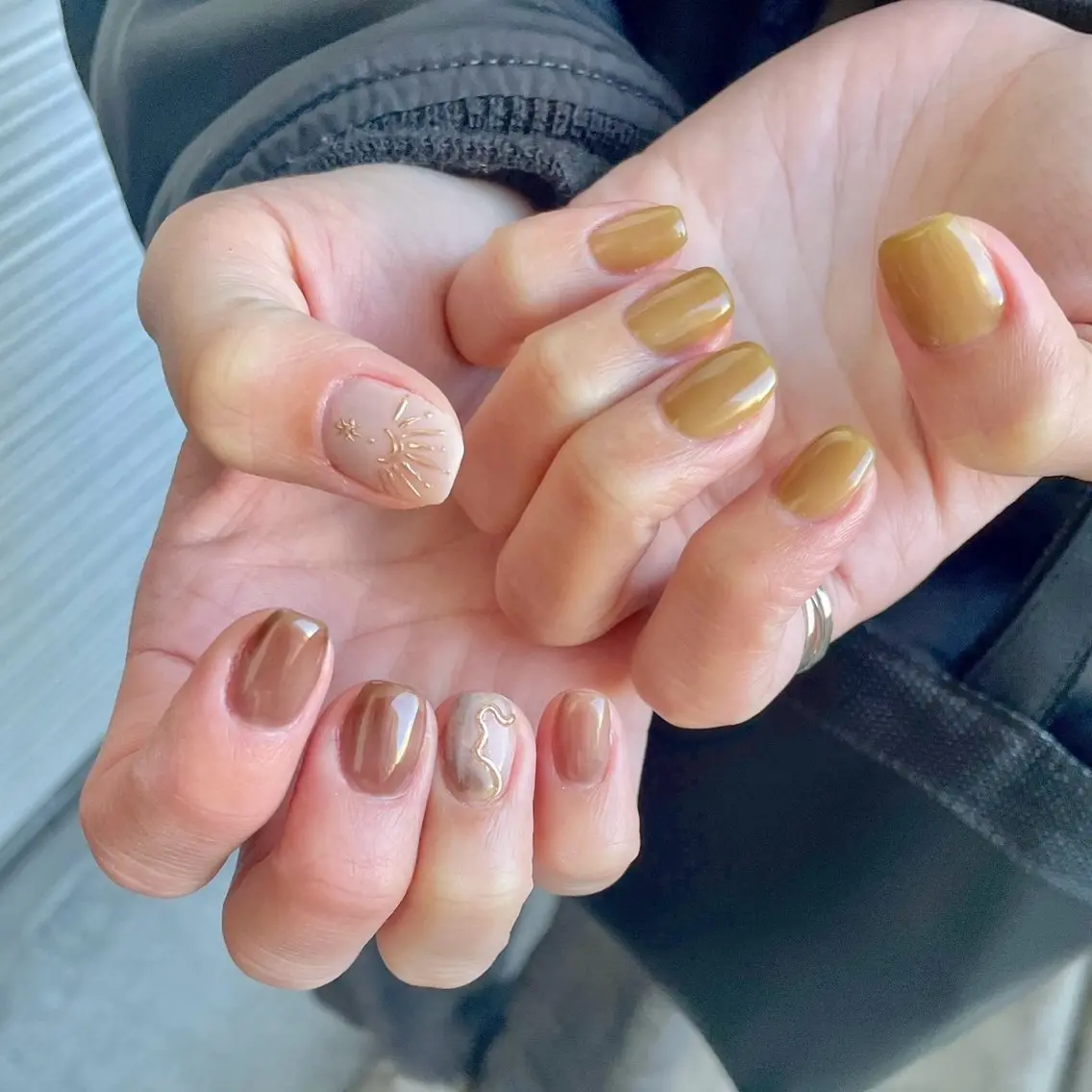 ネイル ハンドネイル Radia bykaonailsのネイルデザイン
