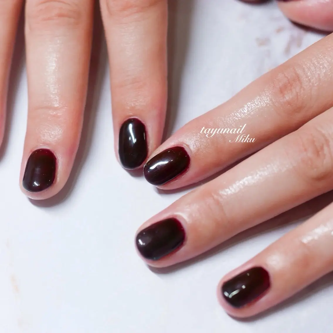 ネイル ジェルネイル パラジェル ネイルサロン 【たゆnail】小中のネイルデザイン