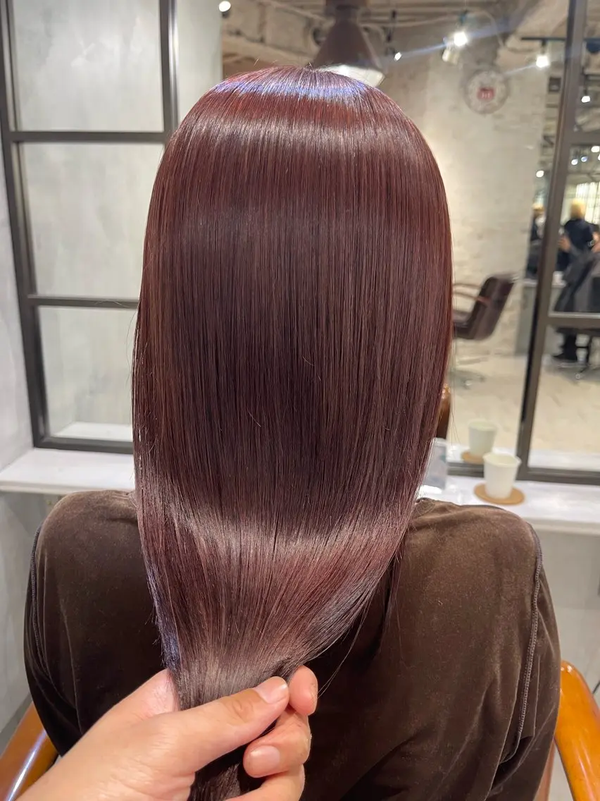 ミディアム カラー アクアカラー 髪質改善 トリートメント カット ヘアカラー トリートメント 艶髪/レイヤーカット /髪質改善/清水のヘアスタイル