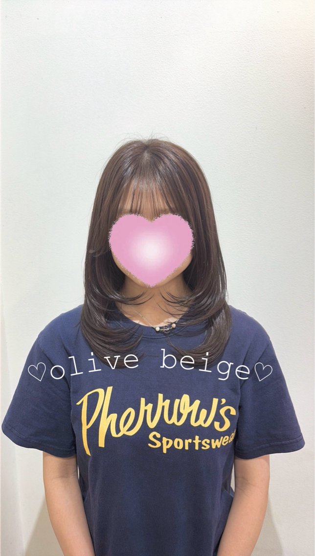 ミディアム カラー カット ヘアカラー トリートメント 🍒桜井 優華🍒のヘアスタイル