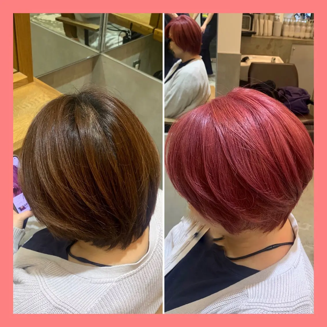 ショート カラー カット ヘアカラー トリートメント ✂️RIKUKI🎨 【駒込美容師🎀】のヘアスタイル