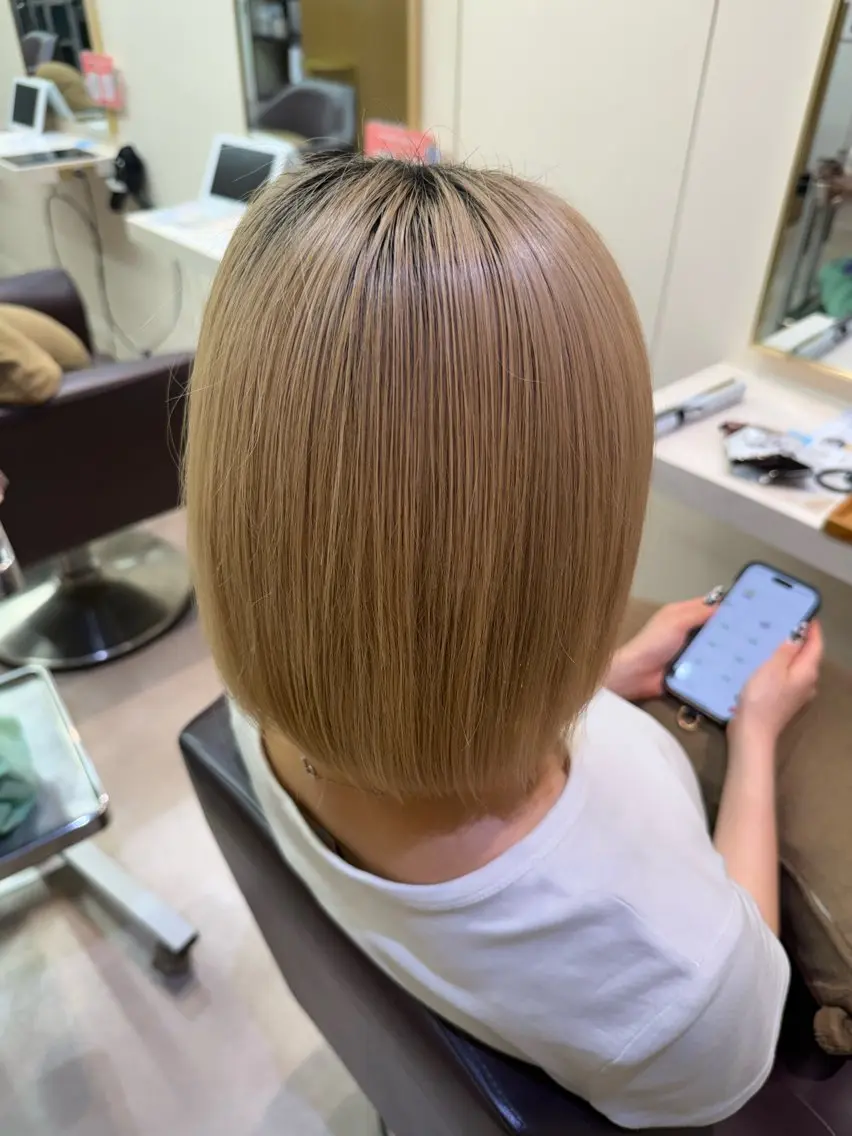 ショート トリートメント いなだ さくらのヘアスタイル
