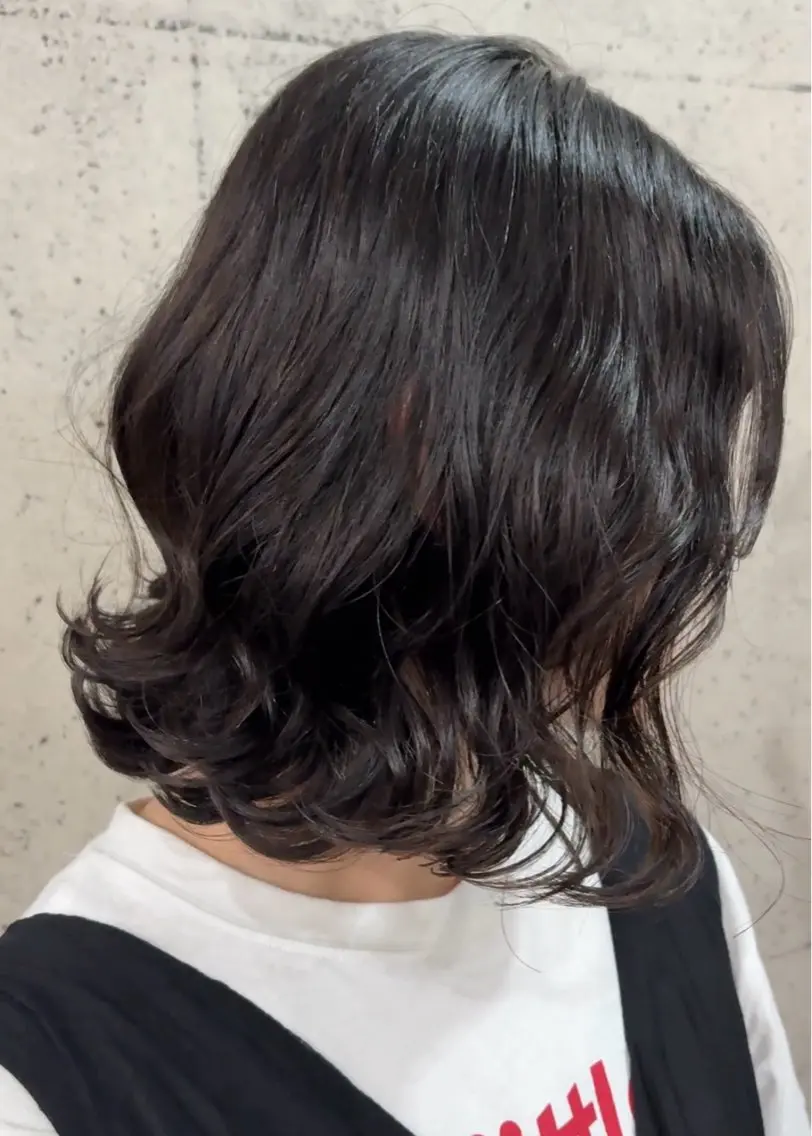 ミディアム ミディアムパーマ 大澤 直也のヘアスタイル