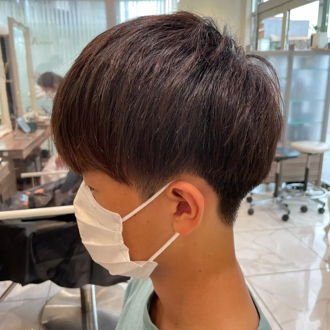 ショート メンズ カット 【メンズ縮毛矯正】 田中秀斗のヘアスタイル
