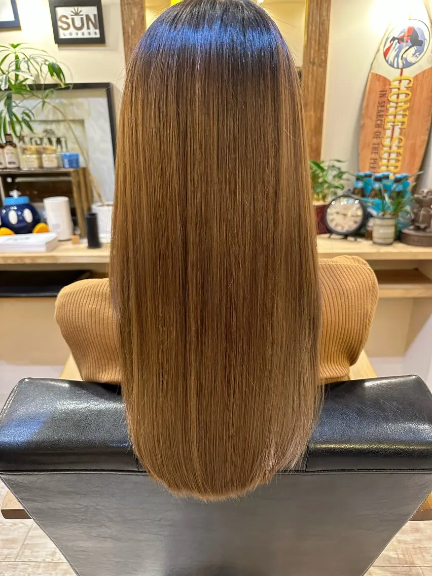 ロング 福井 優のヘアスタイル
