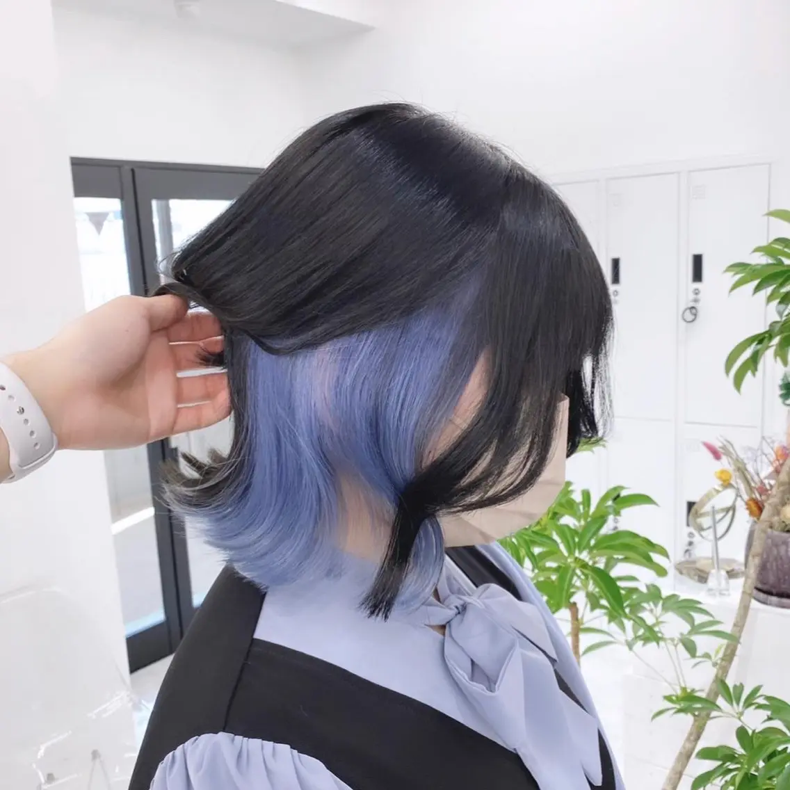 ロング カラー ヘアアレンジ メンズ ヘアカラー トリートメント ブリーチの髪様 MASATOのヘアスタイル
